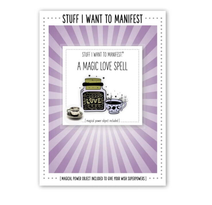 Manifest Magical Love Spell Greeting Card