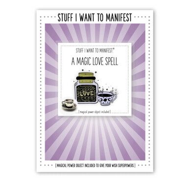 Manifest Magical Love Spell Greeting Card