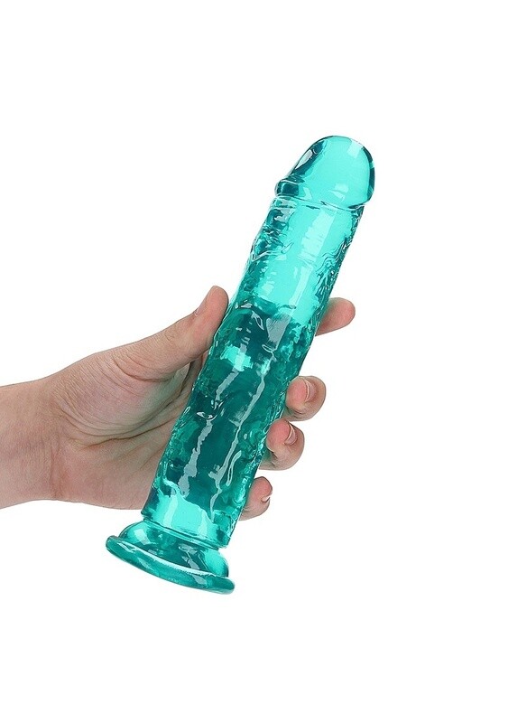 RealRock Crystal Clear 8" Dildo
