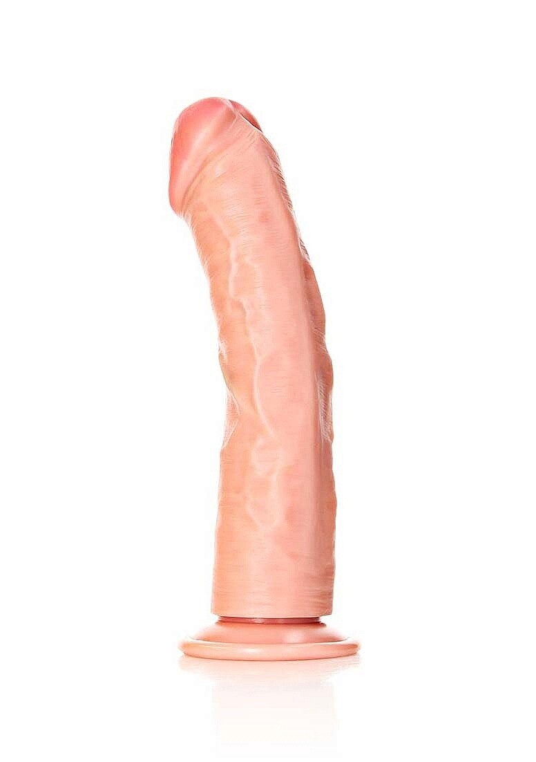 RealRock Curved 10&quot; Realistic Dildo, Color: Vanilla