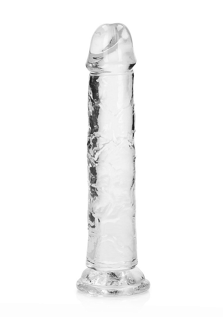 RealRock Crystal Clear 7&quot; Dildo, Color: Translucent