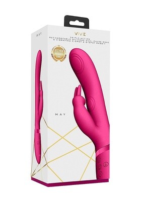 Vive May Dual Pulse Wave Rechargeable Rabbit