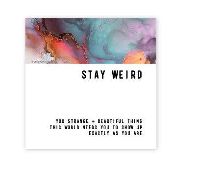 Stay Weird Magnet