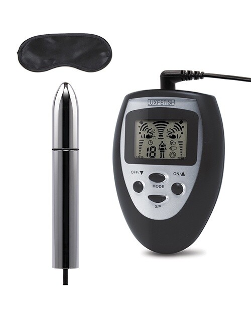 Lux Fetish Electro Sex Shock Wand with Remote Control