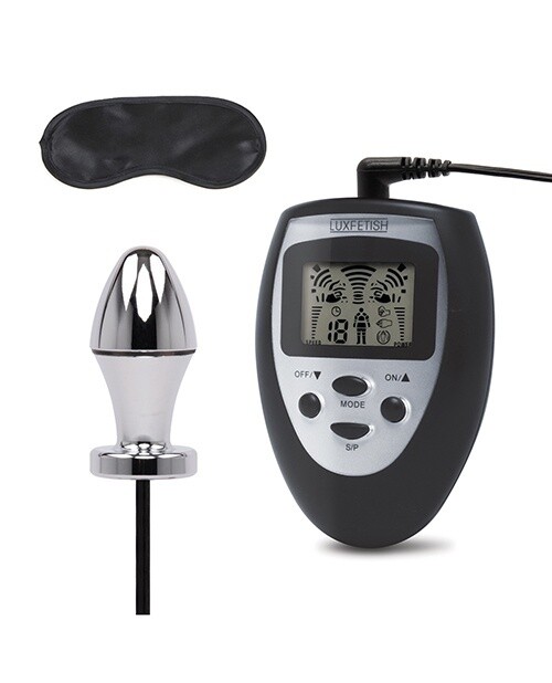Lux Fetish Electro Sex Shock Butt Plug with Remote Control
