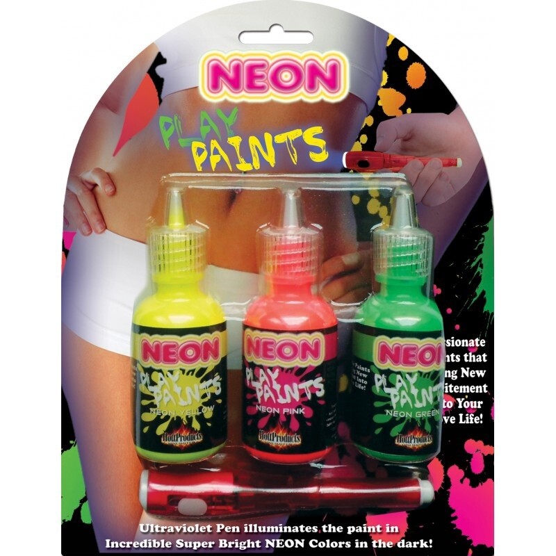 Neon Play Paints Assorted Colors 3 Each Per Pack