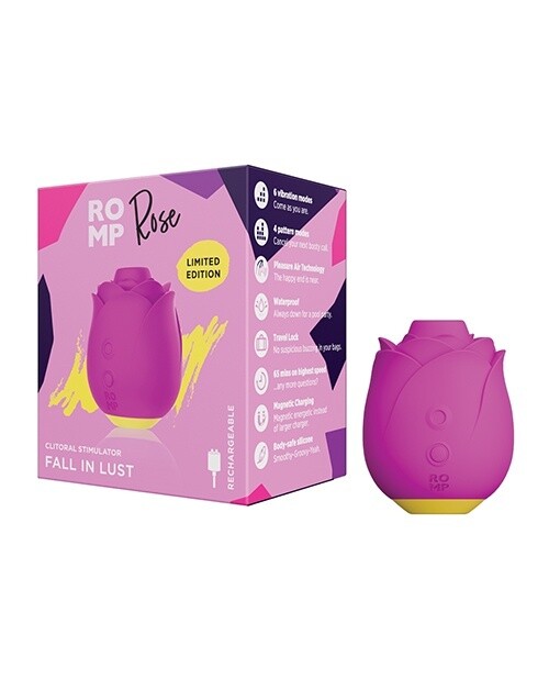 Romp Rose Rechargeable Silicone Air Clitoral Stimulator