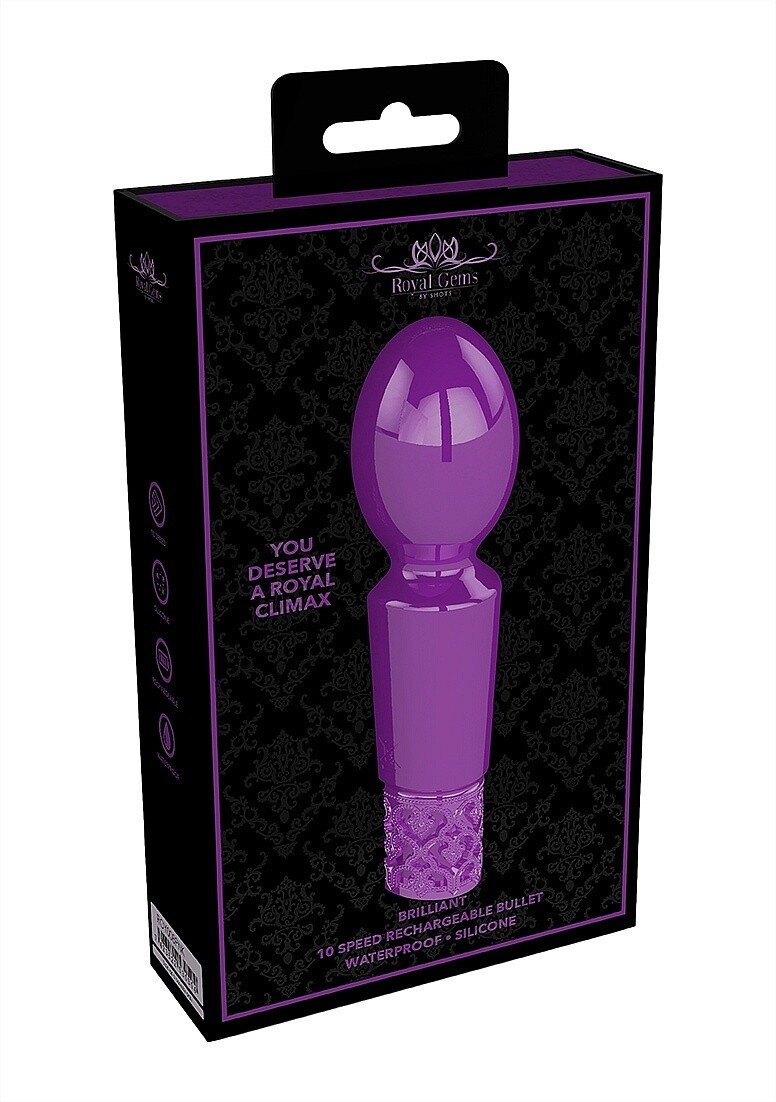 Royal Gems Brilliant Silicone Rechargeable Bullet