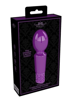 Royal Gems Brilliant Silicone Rechargeable Bullet