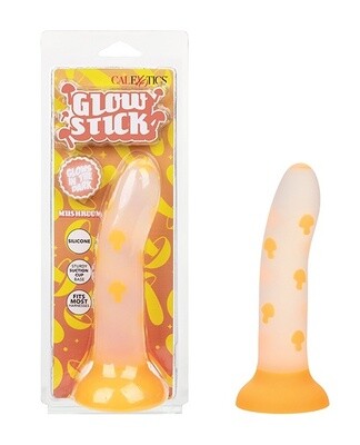 Glow Stick Mushroom Silicone Glow in the Dark Dildo with Suction Base