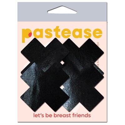 Pastease Faux Latex Cross Pasties