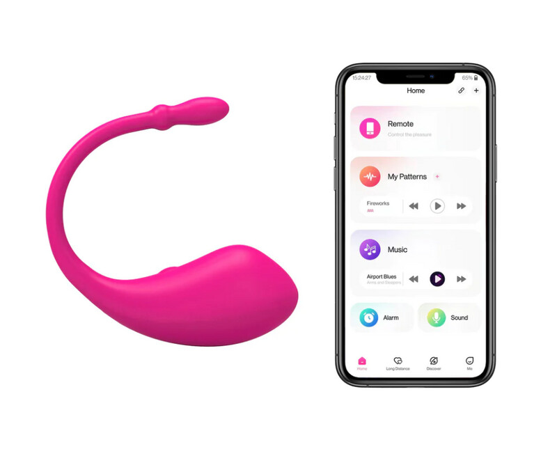 Lovense Lush 1st Generation Bluetooth Remote-Controlled Vibrator