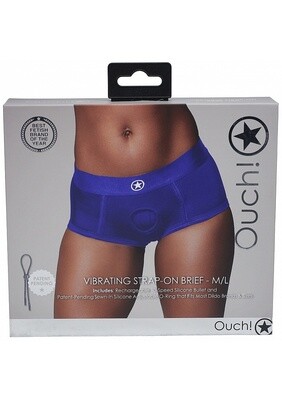 Rechargeable Vibrating Strap-On Brief
