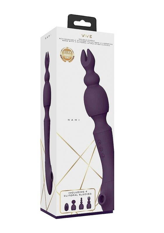 Vive Nami Rechargeable Wand with Interchangeable Sleeves