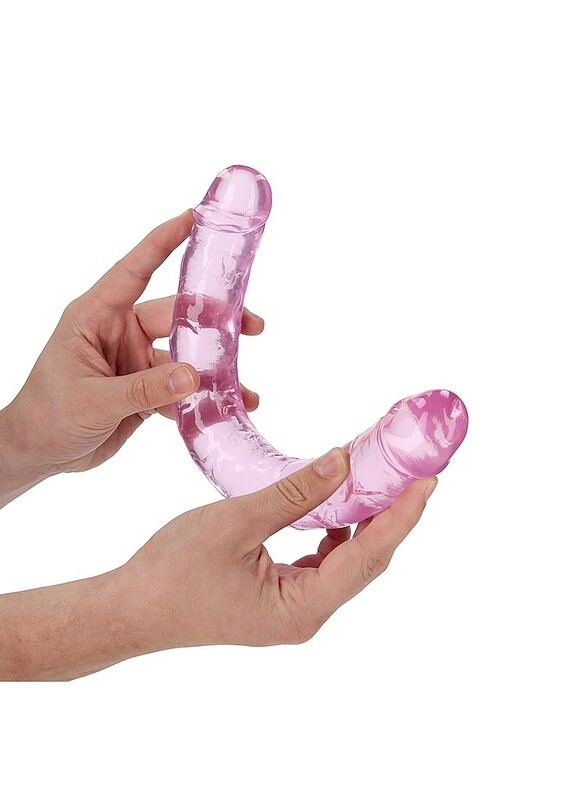 Realrock Crystal Clear 13&quot; Double Dong