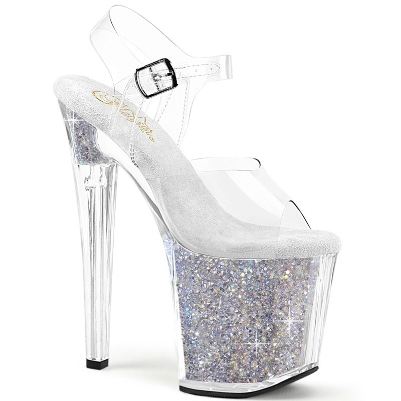 Enchant 8&quot; Prismatic Platform Ankle Sandal