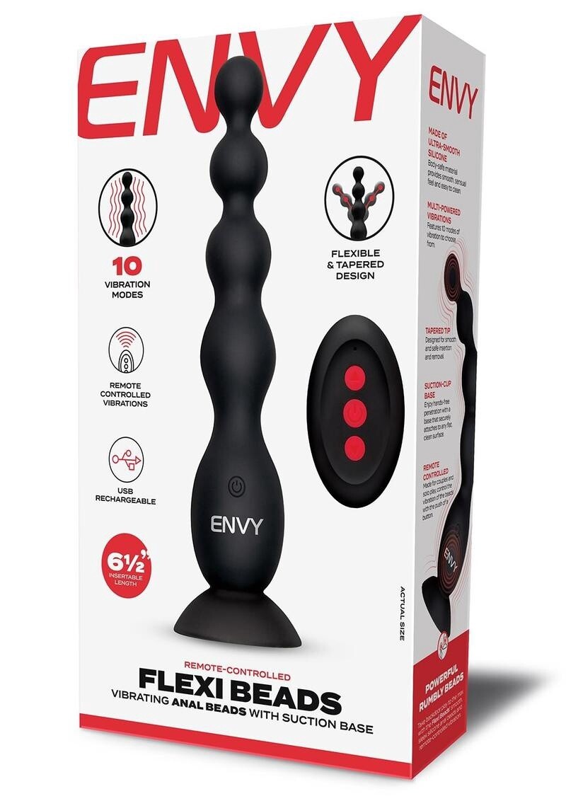 Envy Remote Control Vibrating Flexi Beads