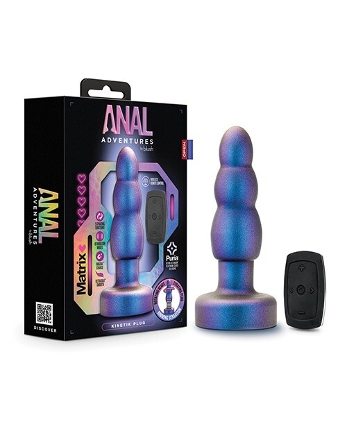Anal Adventures Matrix Kinetic Plug with Remote Control