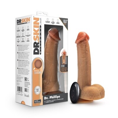 Dr. Phillips Rechargeable 8&quot; Thrusting Dildo with Remote Control