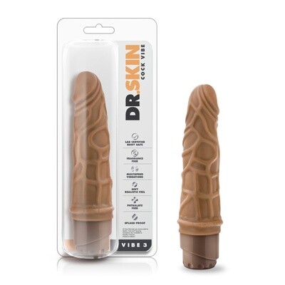Dr. Skin Cock Vibe #3 Vibrating Dildo 7.25&quot;