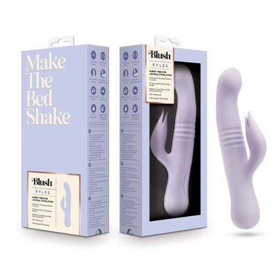 Blush Rylee Rechargeable Silicone Rabbit Vibrator