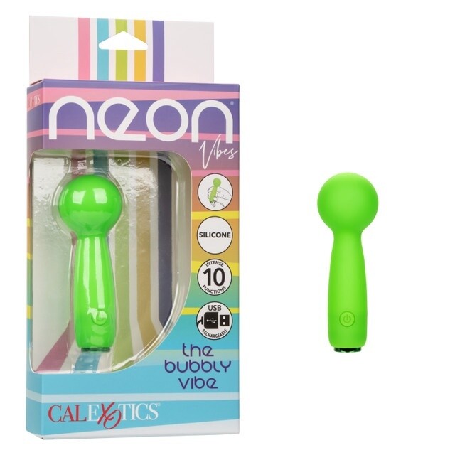 Neon Vibes The Bubbly Vibe Rechargeable Silicone Vibrator
