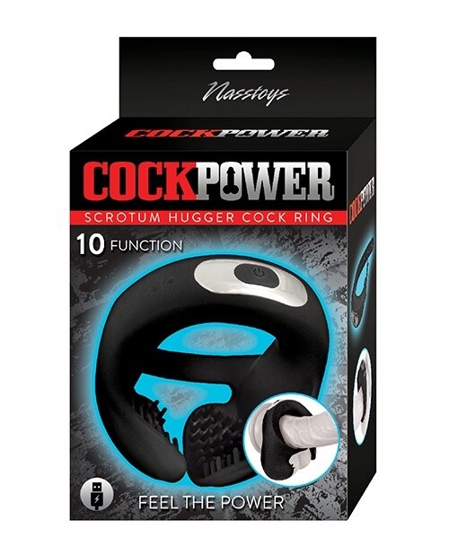 CockPower Scrotum Hugger Rechargeable Silicone Cock Ring