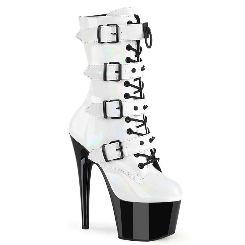 Adore Two Tone Holographic 7&quot; Ankle Boot