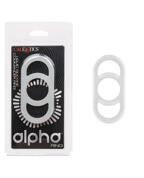 Alpha Liquid Silicone Commander Ring, Color: Clear