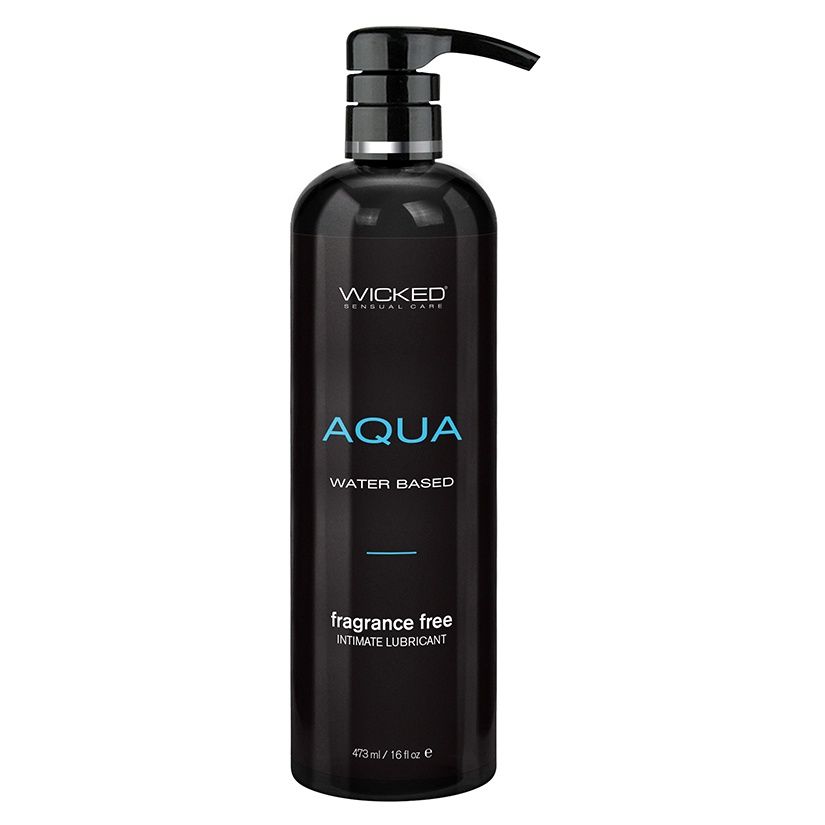 Wicked Aqua Water Based Lubricant, Sensation: Original, Size: 16 oz