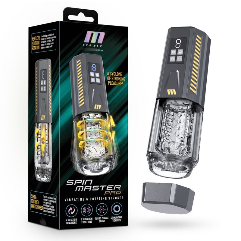 M for Men SpinMaster Pro Rechargeable Masturbator