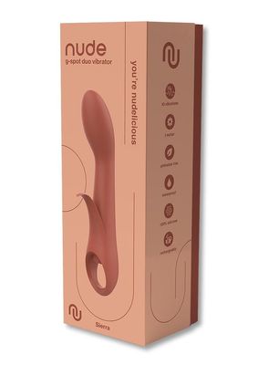 Dreamtoys Nude Sierra G-Spot Duo Vibe