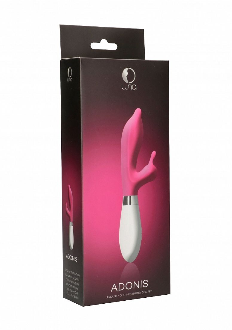 The Adonis Dual Stimulator Vibe, Color: Pink