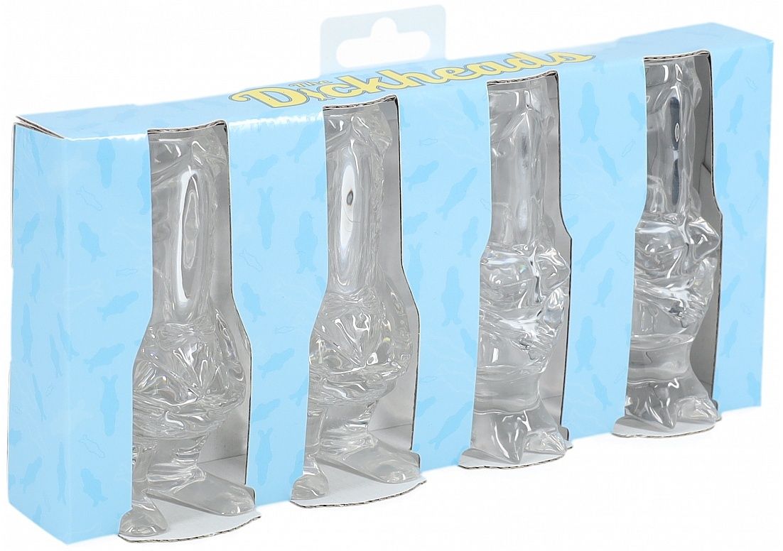 The Dickheads Couple&#39;s Tall Shot Glass Set