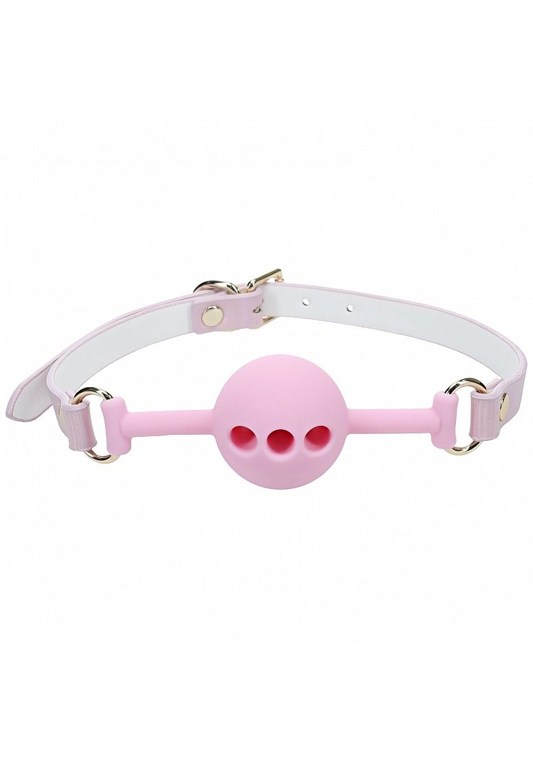 Paris Collection - Silicone Ball Gag, Color: Pink