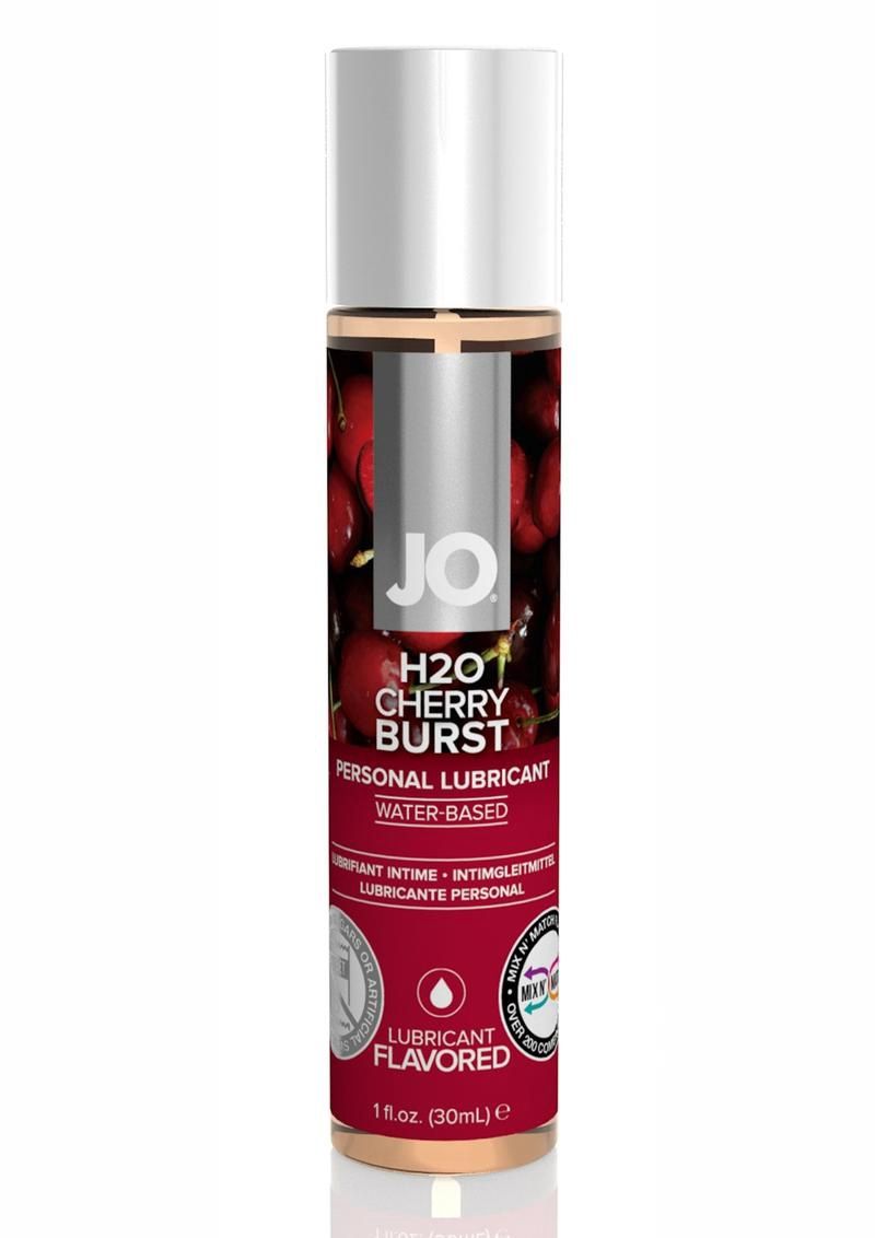 Jo H2O Flavored Lubricant Cherry Burst, Size: 1 oz