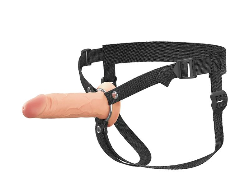Fantasy X-Tensions Elite Hollow Silicone Strap-On 6" Vanilla