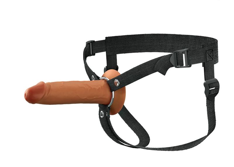 Fantasy X-Tensions Elite Hollow Silicone Strap-On 7"
