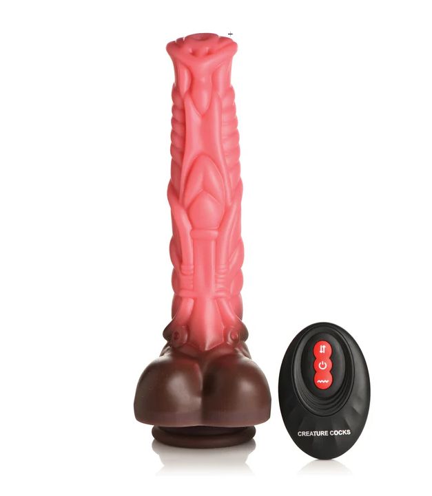 Creature Cocks Deluxe Centaur Thrusting &amp; Vibrating Rechargeable Silicone Dildo