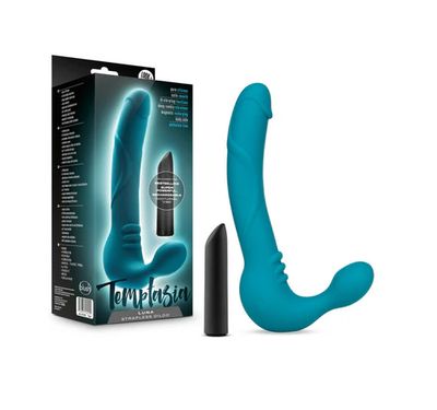 Temptasia Luna Strapless Silicone Vibrating Dildo with Rechargeable Bullet