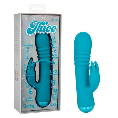 Thicc Chubby Thrusting Tickler Rechargeable Rabbit Vibrator