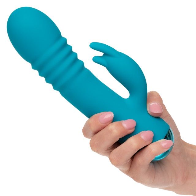 Thicc Chubby Thrusting Tickler Rechargeable Rabbit Vibrator