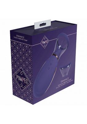 Pumped Enhance Automatic 13 Speed Rechargeable Vulva and Breast Pump