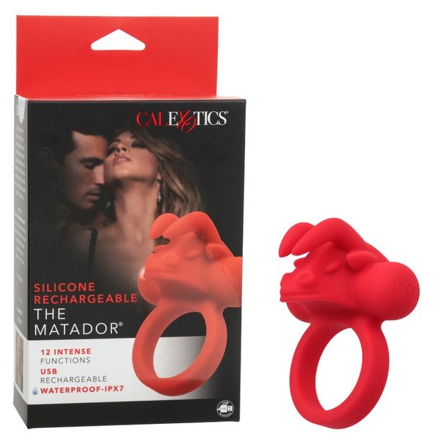 The Matador Silicone Rechargeable Cock Ring