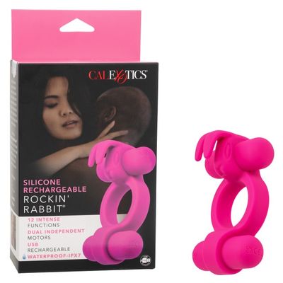 Rockin&#39; Rabbit Silicone Rechargeable Cock Ring