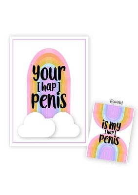 Your HapPenis is My HapPenis Greeting Card