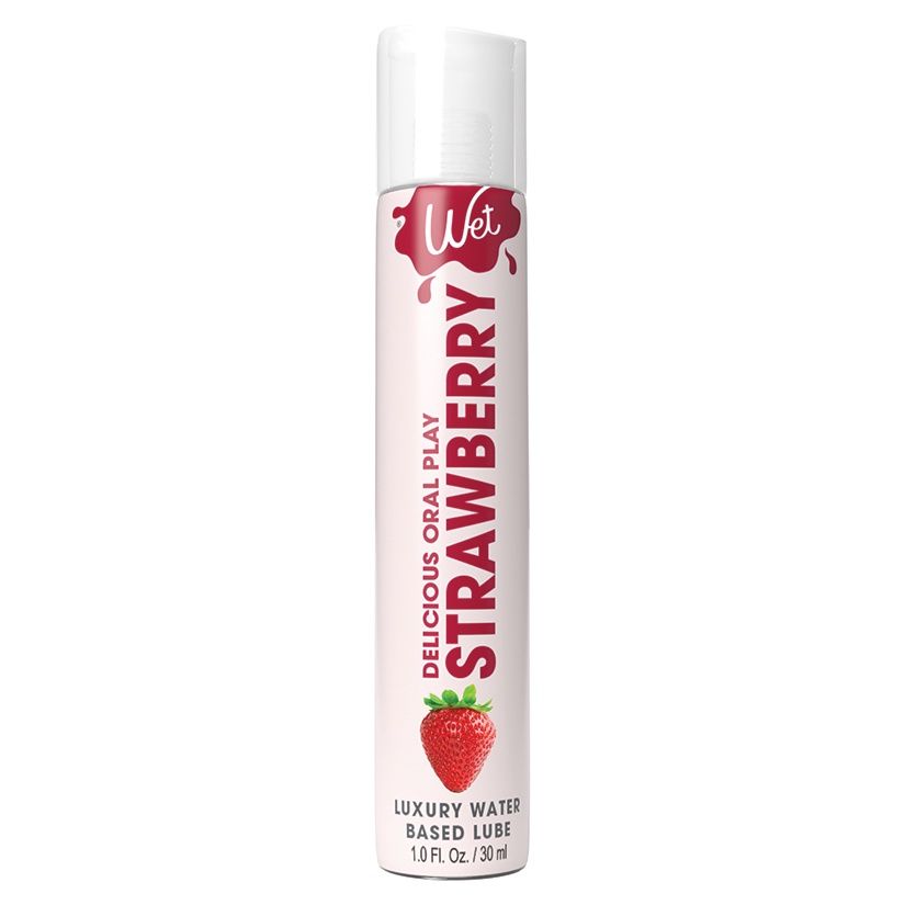 Wet Fun Flavors Oral Lubricant - Strawberry, Size: 1 oz