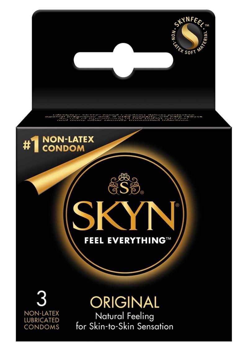 Skyn Original Non Latex Lubricated Condoms, Size: 3 Pack