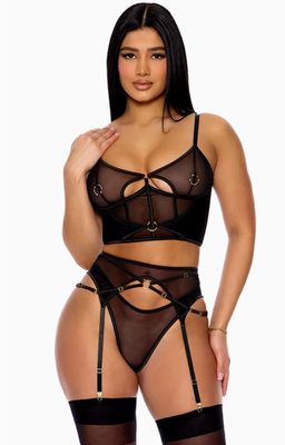 Piercing Desire Mesh Lingerie Set