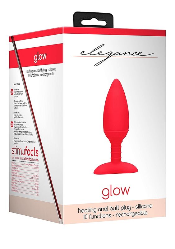 Elegance Glow Heating Rechargeable Butt Plug